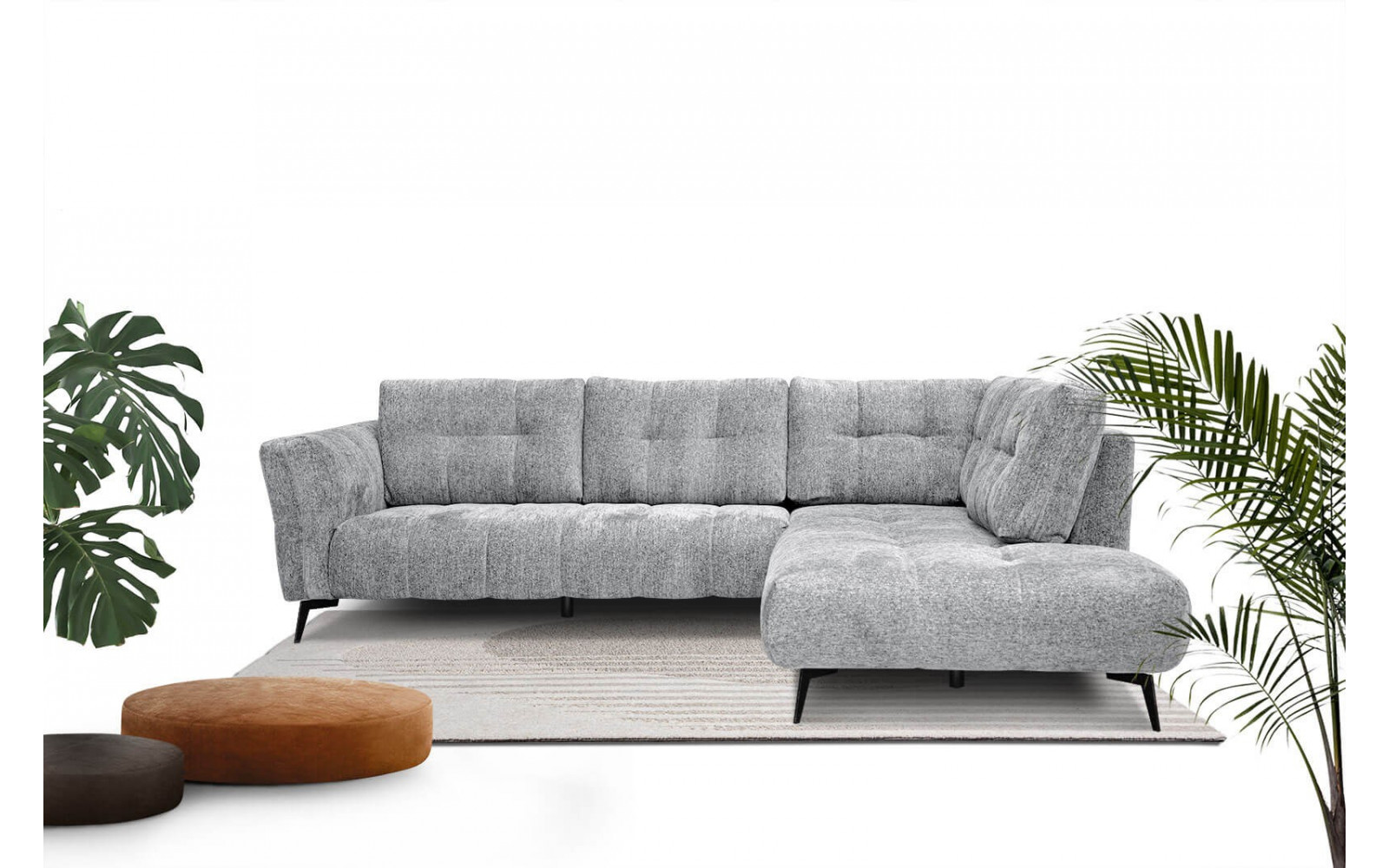 Ecksofa 5-Sitzer rechts Kalmer | Modernes Designsofa kaufen | Wozimo