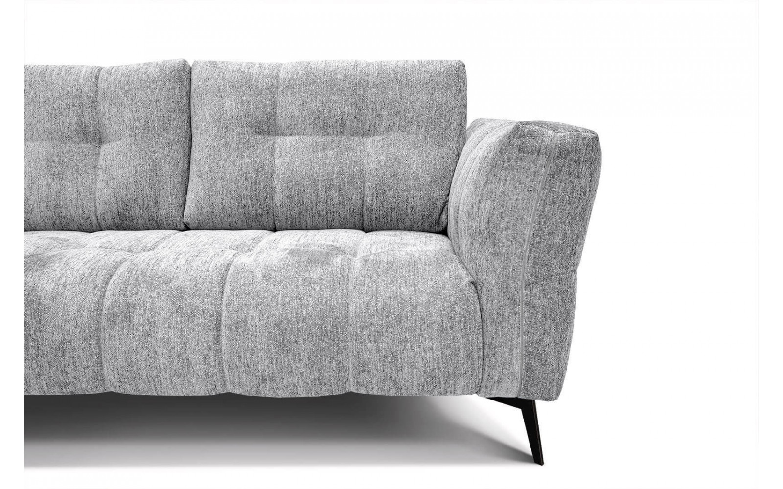 Ecksofa in modischer Farbe