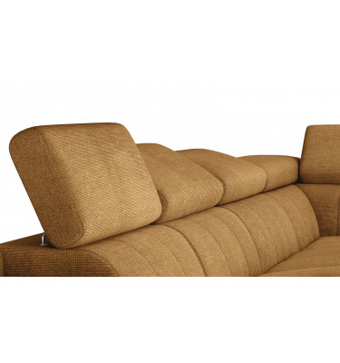 FIERO Ecksofa in Orange (Arano 07) – Lebendiges Orange für moderne Räume.