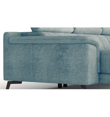 Ecksofa FIERO in Mintgrün (Arano 14) – Frische Optik mit Mintgrün.