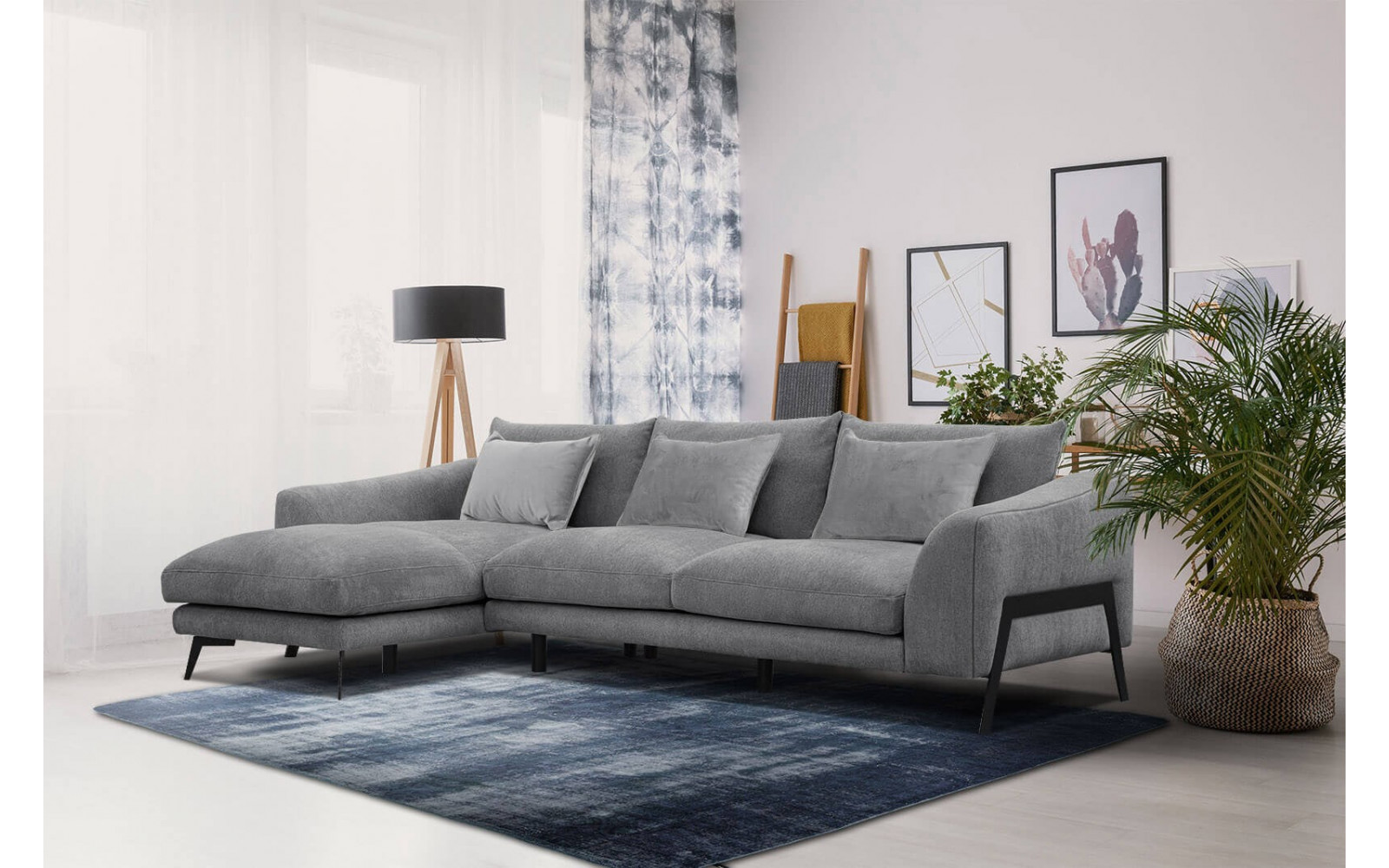 Ecksofa 4-Sitzer links Winter | Komfortables Ecksofa kaufen | Wozimo