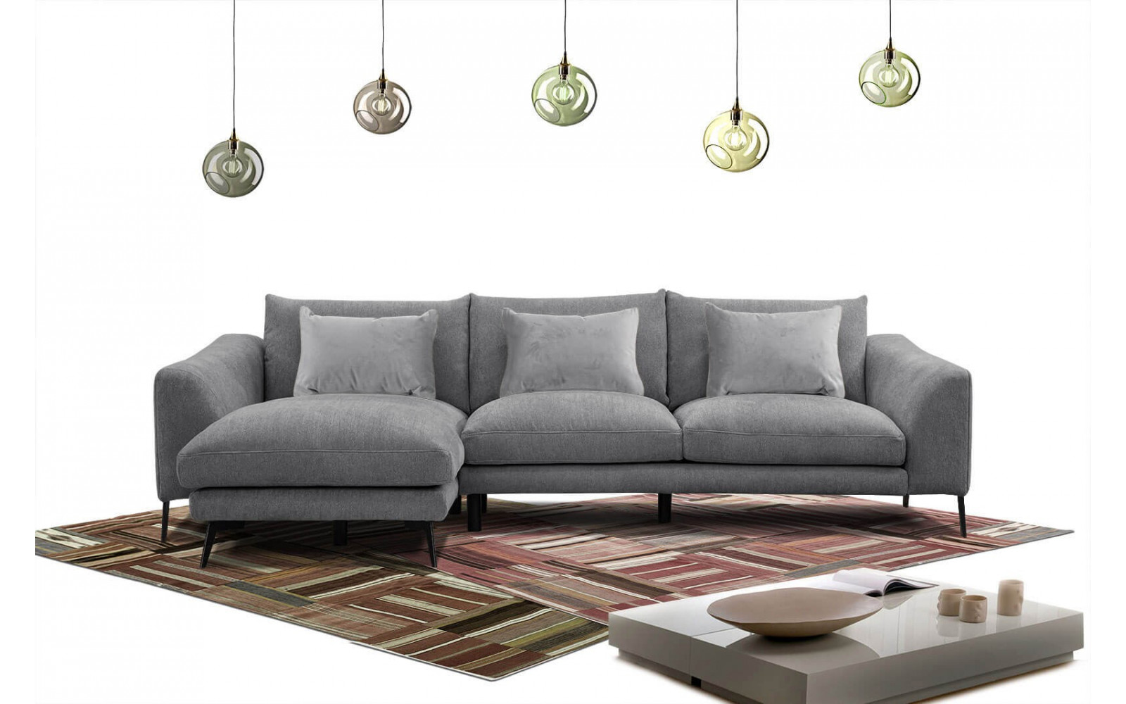 Ecksofa 4-Sitzer links Winter | Komfortables Ecksofa kaufen | Wozimo