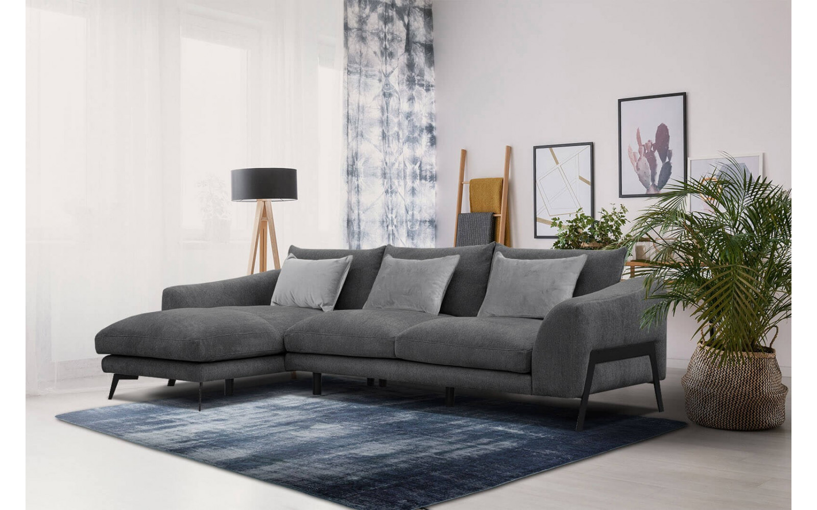 Ecksofa 4-Sitzer links Winter | Komfortables Ecksofa kaufen | Wozimo