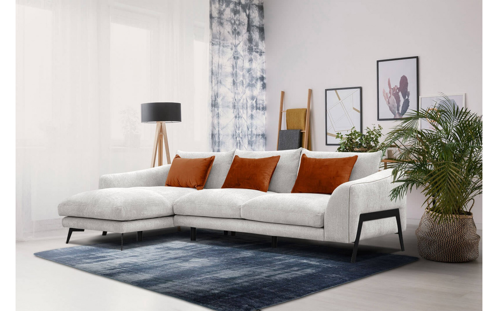 Ecksofa 4-Sitzer links Winter | Komfortables Ecksofa kaufen | Wozimo