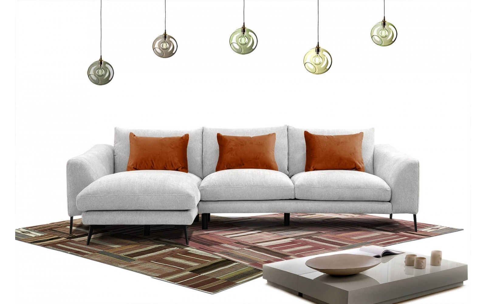 Ecksofa 4-Sitzer links Winter | Komfortables Ecksofa kaufen | Wozimo