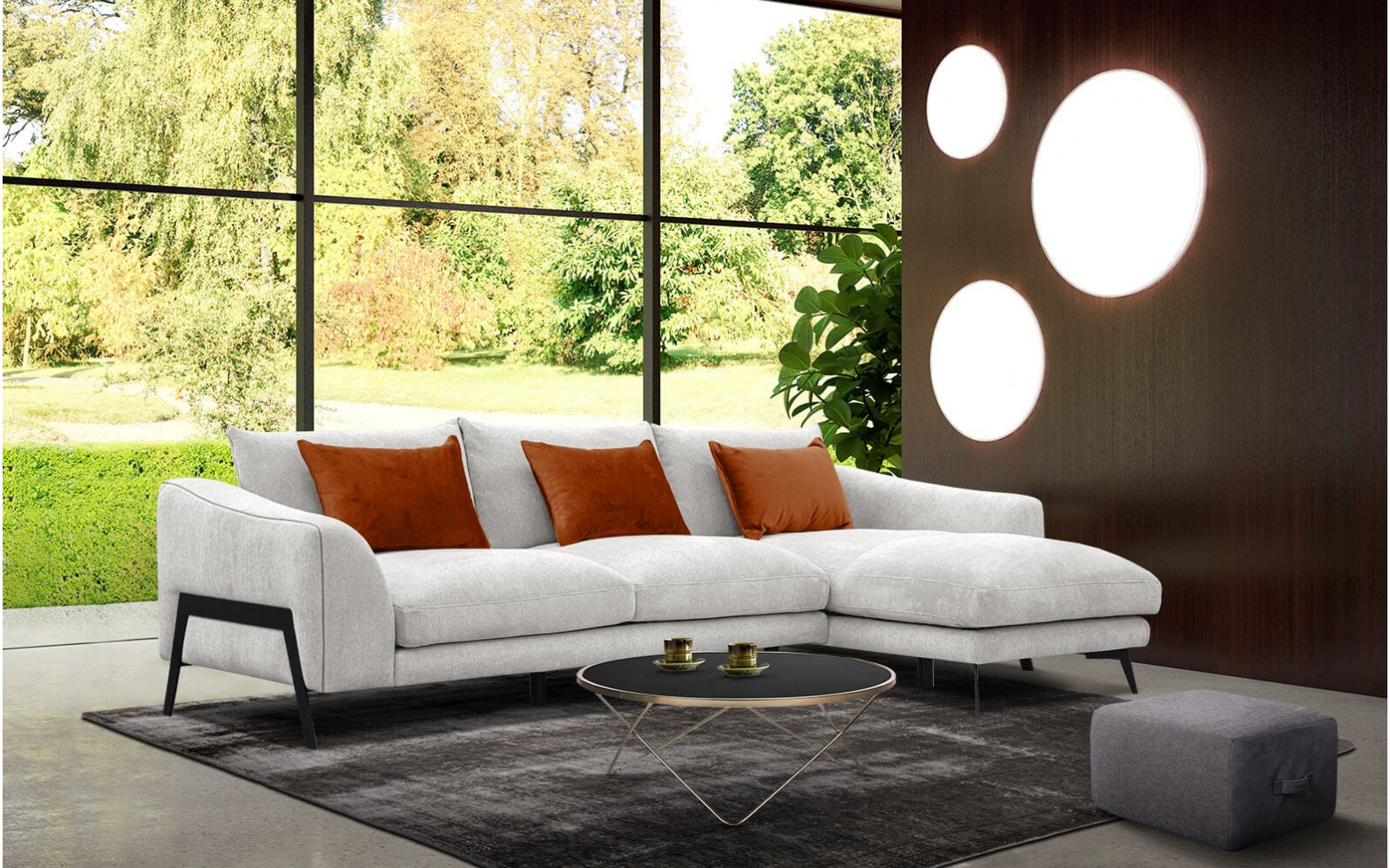 Ecksofa 4-Sitzer rechts Winter kaufen | Komfortables Ecksofa | Wozimo