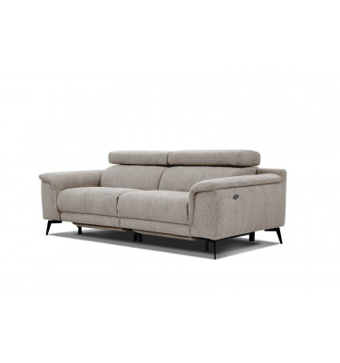 3-Sitzer Relaxsofa mit zwei Relaxfunktionen FIERO FARBE Taupe (Arano 06)