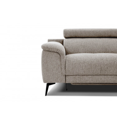 3-Sitzer Relaxsofa mit zwei Relaxfunktionen FIERO FARBE Taupe (Arano 06)