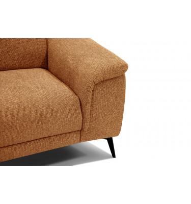 3-Sitzer Relaxsofa mit zwei Relaxfunktionen FIERO FARBE Orange (Arano 07)