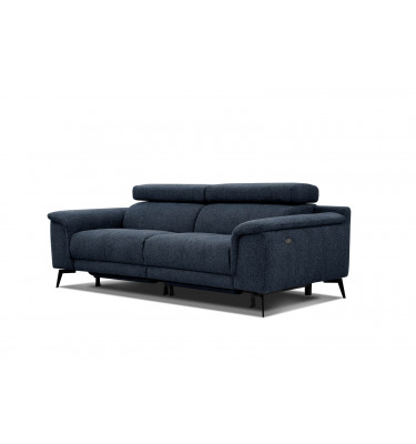 3-Sitzer Relaxsofa mit zwei Relaxfunktionen FIERO FARBE Marineblau (Arano 12)