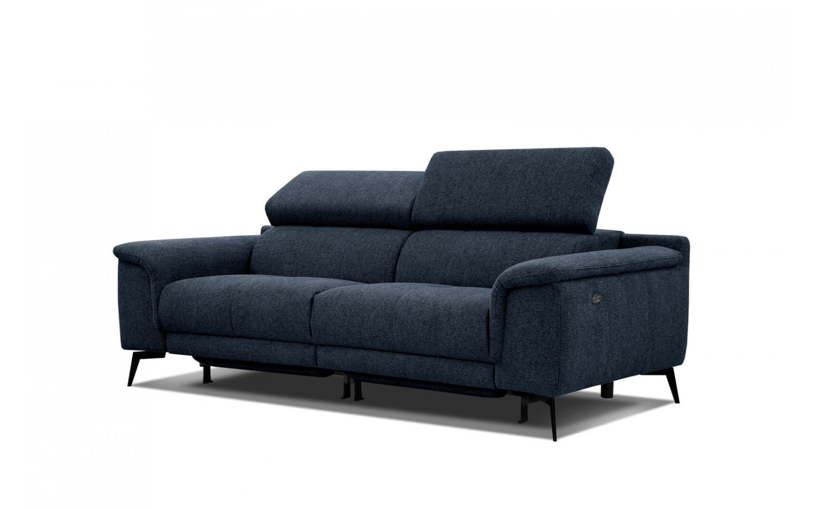 3-Sitzer Relaxsofa mit zwei Relaxfunktionen FIERO FARBE Marineblau (Arano 12)
