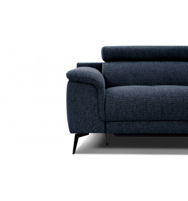 3-Sitzer Relaxsofa mit zwei Relaxfunktionen FIERO FARBE Marineblau (Arano 12)