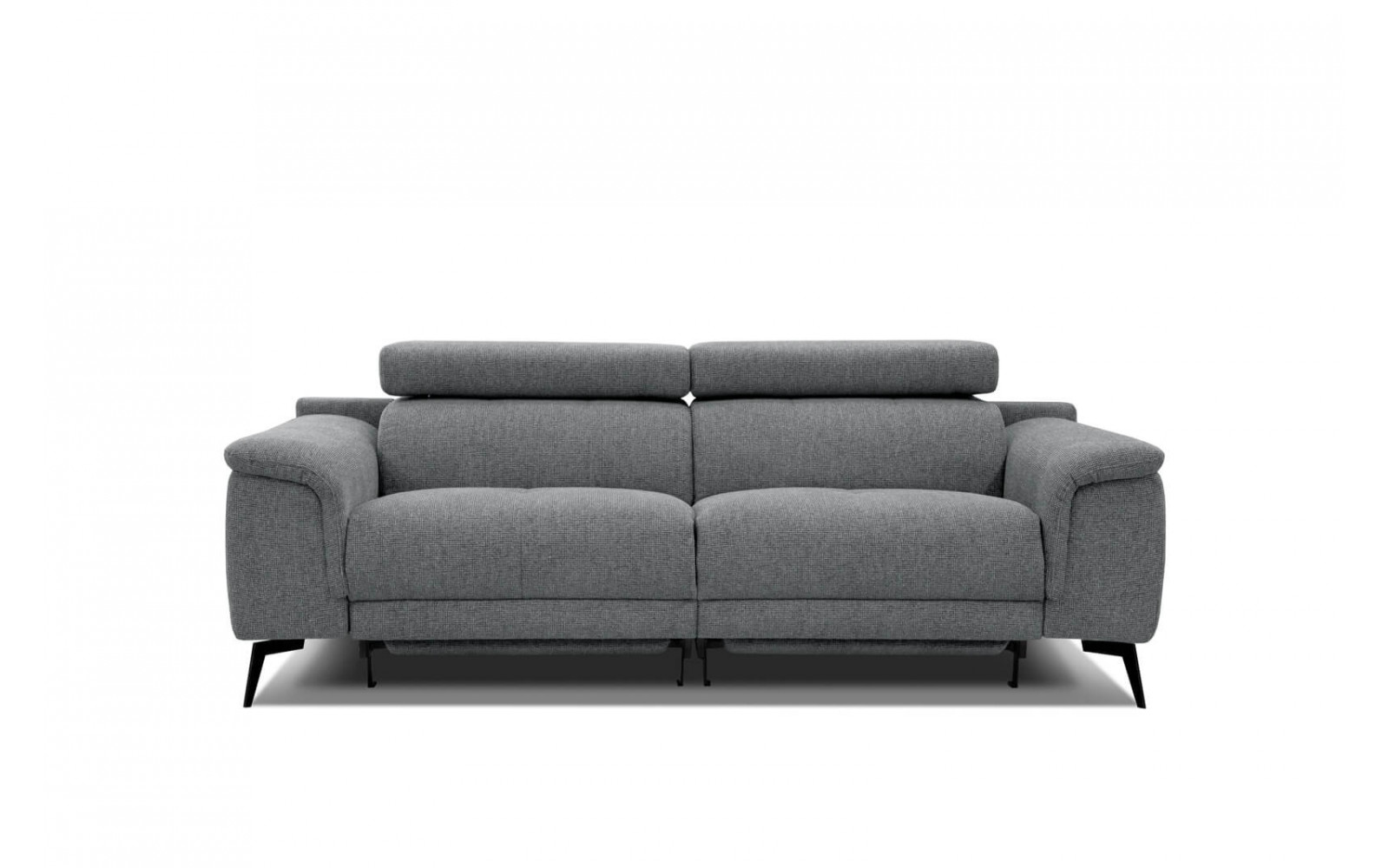 3-Sitzer Relaxsofa mit zwei Relaxfunktionen FIERO FARBE  Grau (Arano 19)