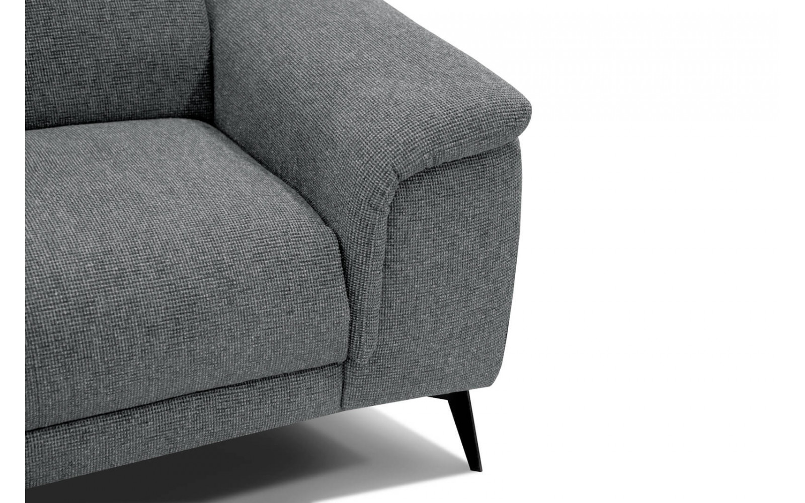 3-Sitzer Relaxsofa mit zwei Relaxfunktionen FIERO FARBE  Grau (Arano 19)