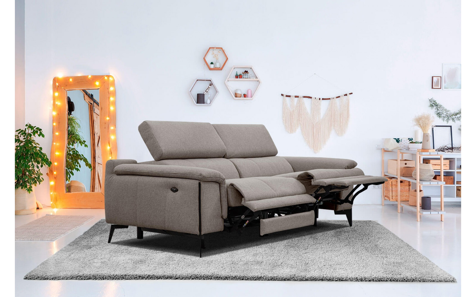 3-Sitzer Relaxsofa mit 2 Relaxfunktionen | Modell Matera kaufen | Wozimo
