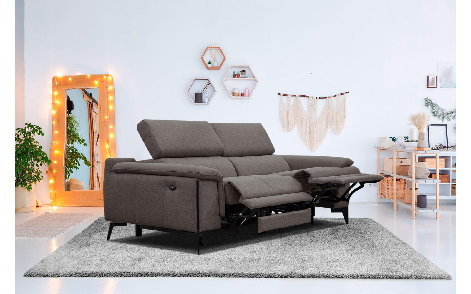 3-Sitzer Relaxsofa mit 2 Relaxfunktionen | Modell Matera kaufen | Wozimo