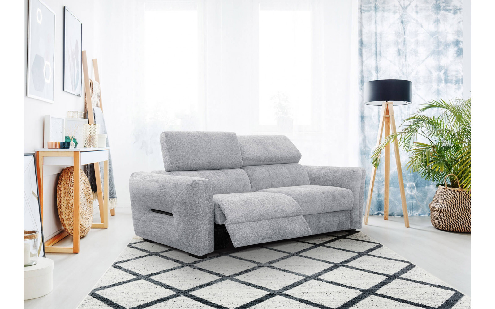 3-Sitzer Sofa mit Relaxfunktion links | Modell Calvera kaufen | Wozimo