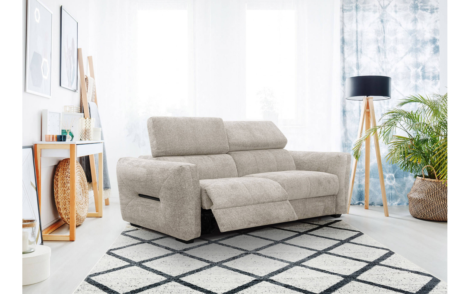 3-Sitzer Sofa mit Relaxfunktion links | Modell Calvera kaufen | Wozimo