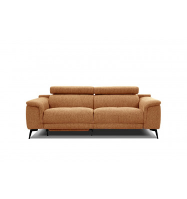 3-Sitzer Sofa mit Relaxfunktion auf der linken Seite FIERO Gelb Honig (Arano 07)