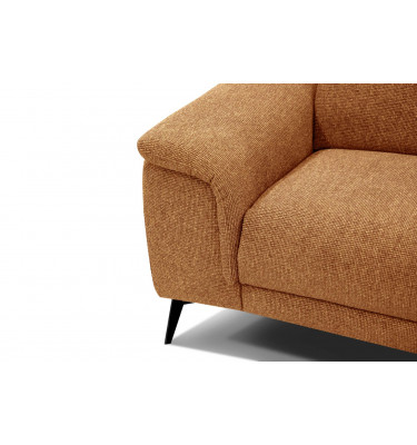 3-Sitzer Sofa mit Relaxfunktion auf der linken Seite FIERO Gelb Honig (Arano 07)