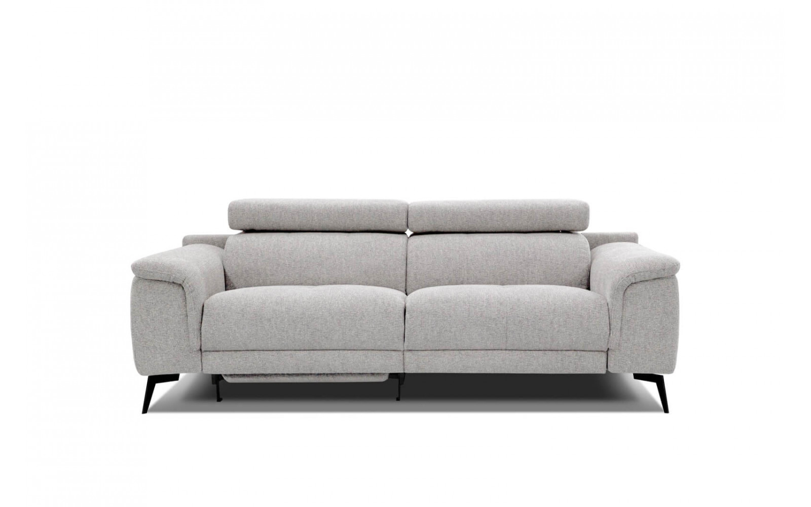 3-Sitzer Sofa mit Relaxfunktion auf der linken Seite FIERO Perlgrau (Arano 15)