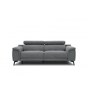 3-Sitzer Sofa mit Relaxfunktion auf der linken Seite FIERO Grau (Arano 19)