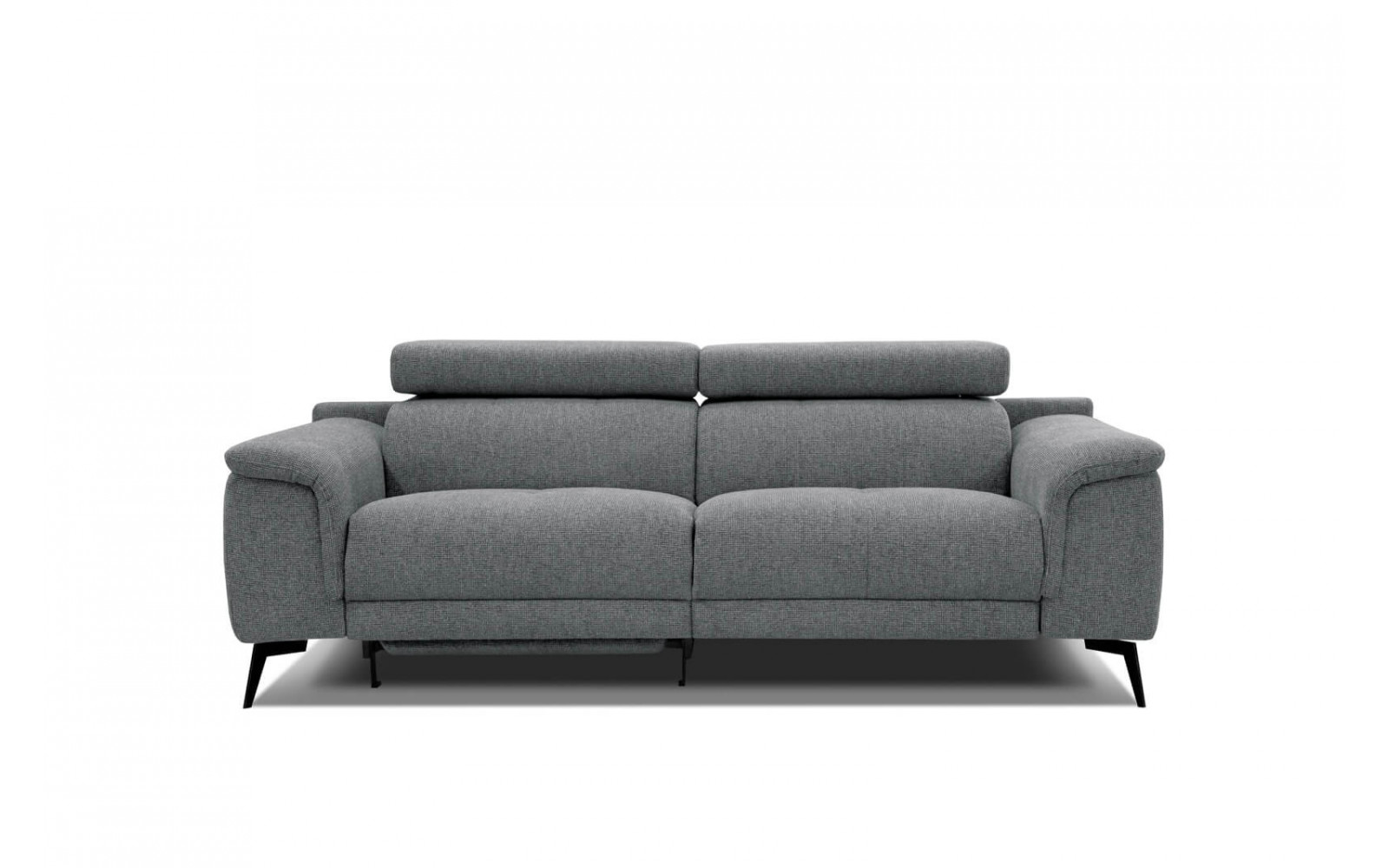 3-Sitzer Sofa mit Relaxfunktion auf der linken Seite FIERO Grau (Arano 19)