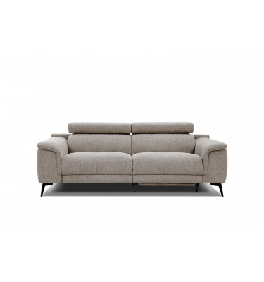3-Sitzer Sofa mit Relaxfunktion auf der rechten Seite FIERO Taupe (Arano 06)