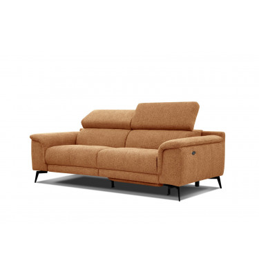 3-Sitzer Sofa mit Relaxfunktion auf der rechten Seite FIERO Gelb Honig (Arano 07)