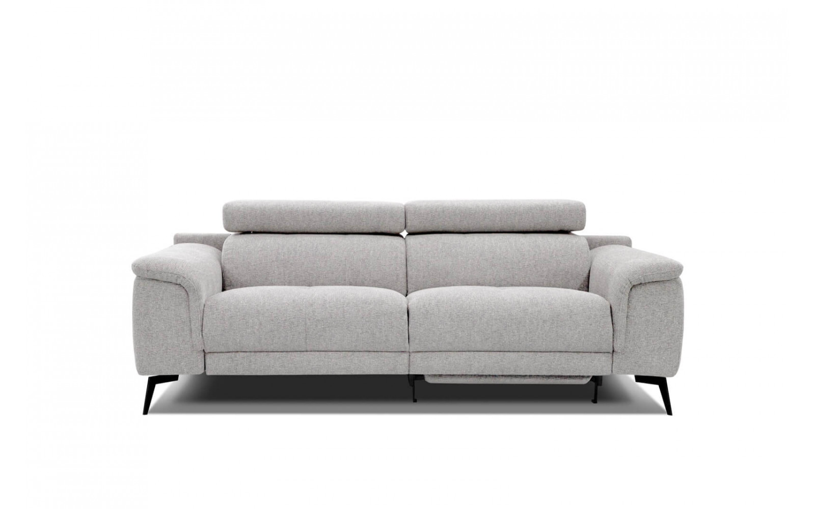 3-Sitzer Sofa mit Relaxfunktion auf der rechten Seite FIERO  Perlgrau (Arano 15)