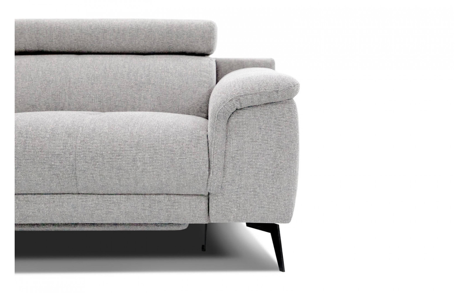 3-Sitzer Sofa mit Relaxfunktion auf der rechten Seite FIERO  Perlgrau (Arano 15)