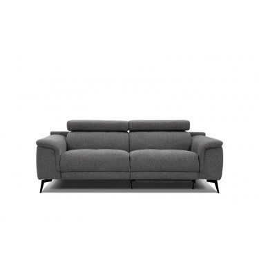 3-Sitzer Sofa mit Relaxfunktion auf der rechten Seite FIERO  Dunkelgrau (Arano 17)