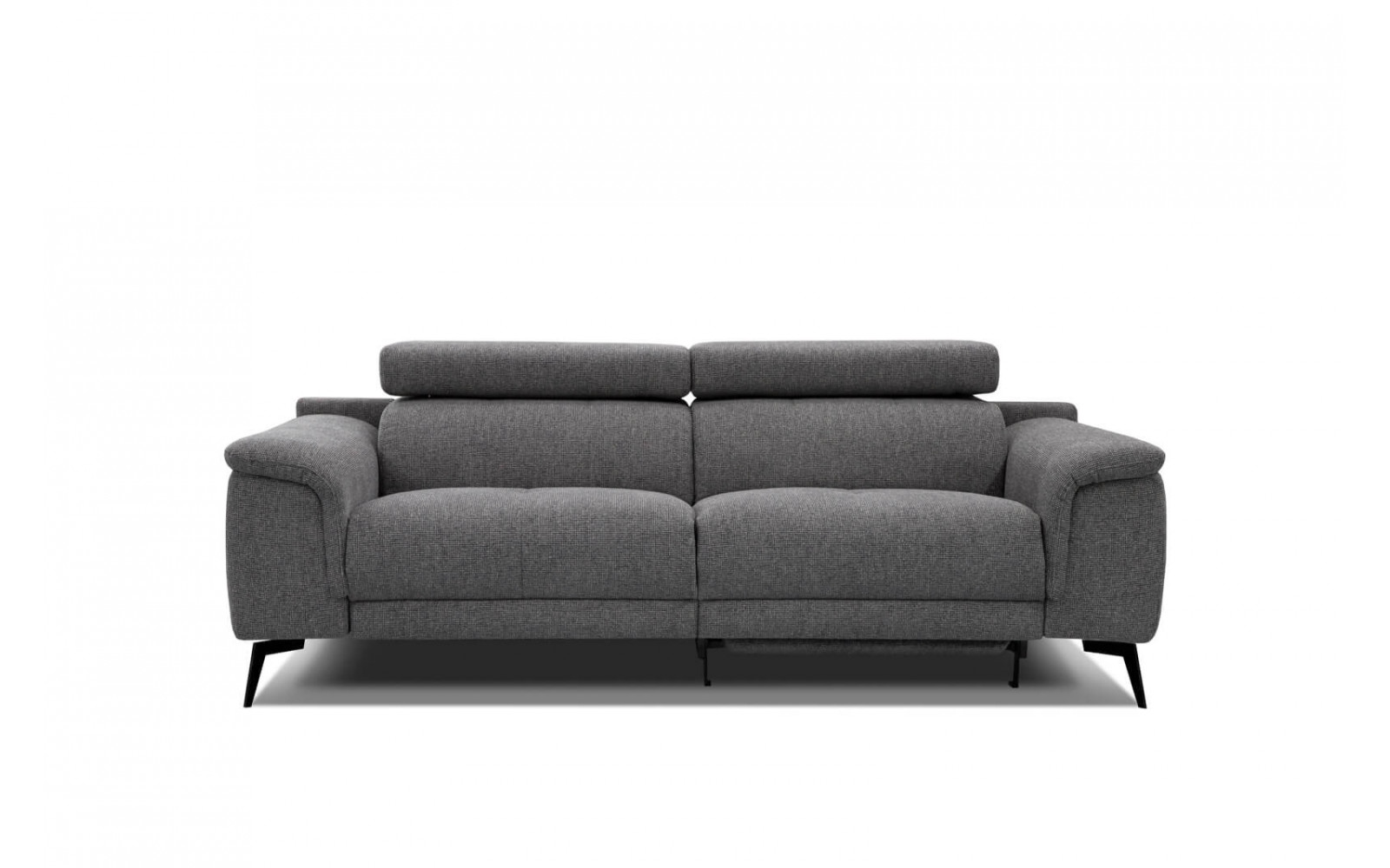 3-Sitzer Sofa mit Relaxfunktion auf der rechten Seite FIERO  Dunkelgrau (Arano 17)