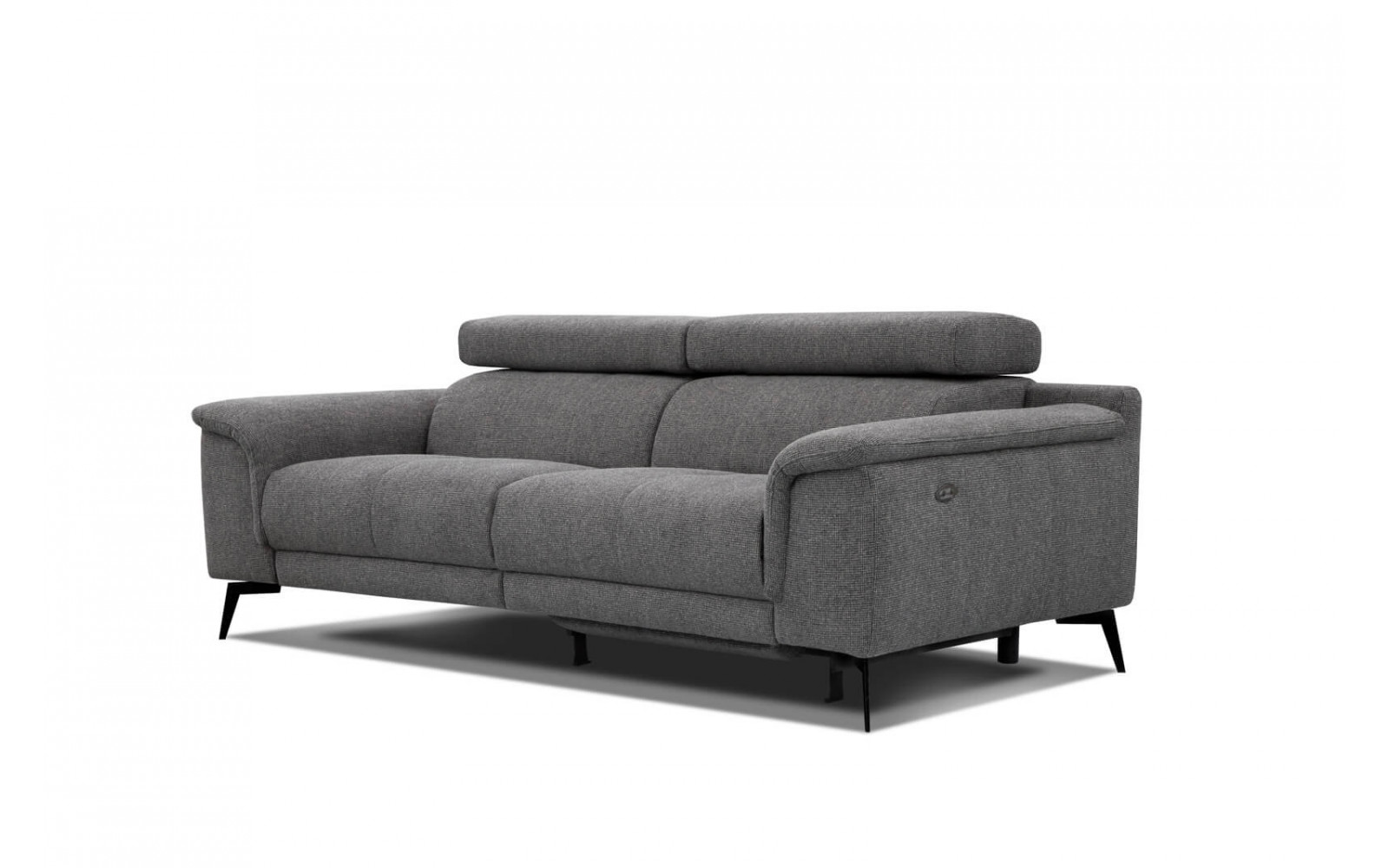 3-Sitzer Sofa mit Relaxfunktion auf der rechten Seite FIERO  Dunkelgrau (Arano 17)