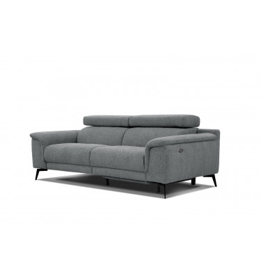 3-Sitzer Sofa mit Relaxfunktion auf der rechten Seite FIERO  Grau (Arano 19)