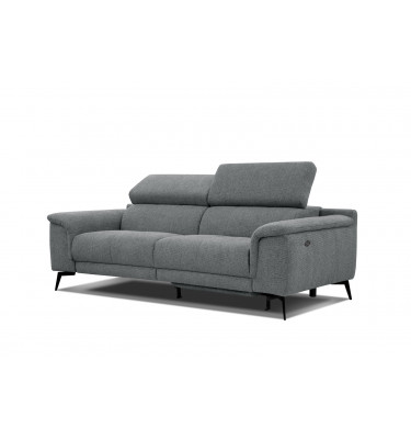 3-Sitzer Sofa mit Relaxfunktion auf der rechten Seite FIERO  Grau (Arano 19)