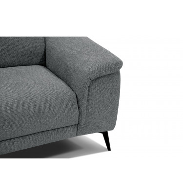3-Sitzer Sofa mit Relaxfunktion auf der rechten Seite FIERO  Grau (Arano 19)
