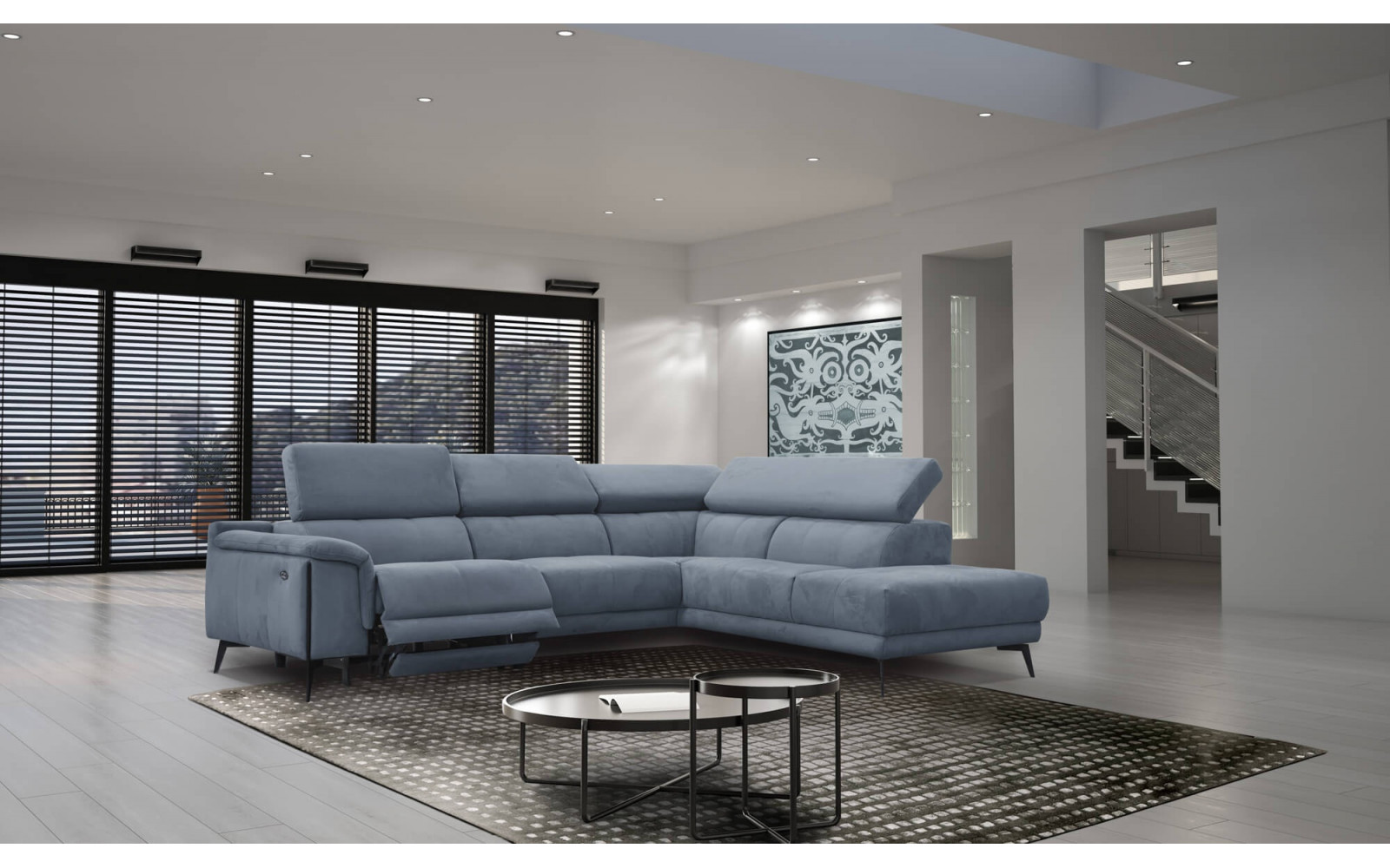 Ecksofa 5-Sitzer rechts Matera | Mit Relaxfunktion kaufen | Wozimo