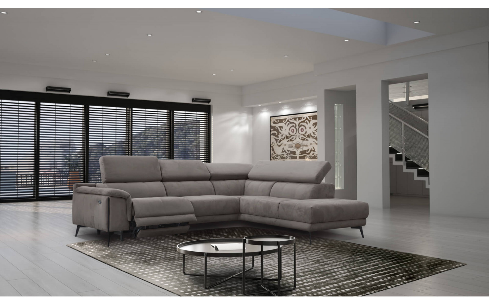 Ecksofa 5-Sitzer rechts Matera | Mit Relaxfunktion kaufen | Wozimo