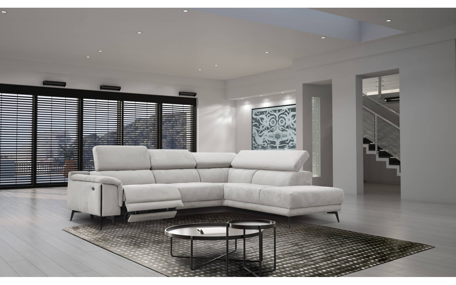 Ecksofa 5-Sitzer rechts Matera | Mit Relaxfunktion kaufen | Wozimo