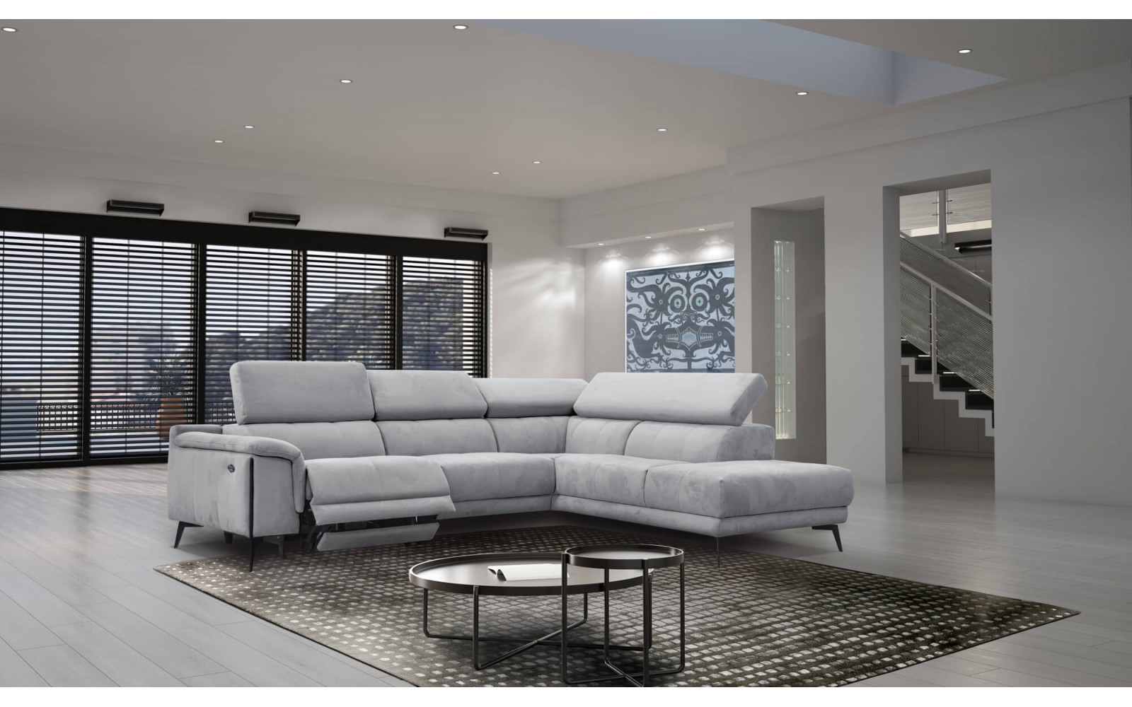 Ecksofa 5-Sitzer rechts Matera | Mit Relaxfunktion kaufen | Wozimo