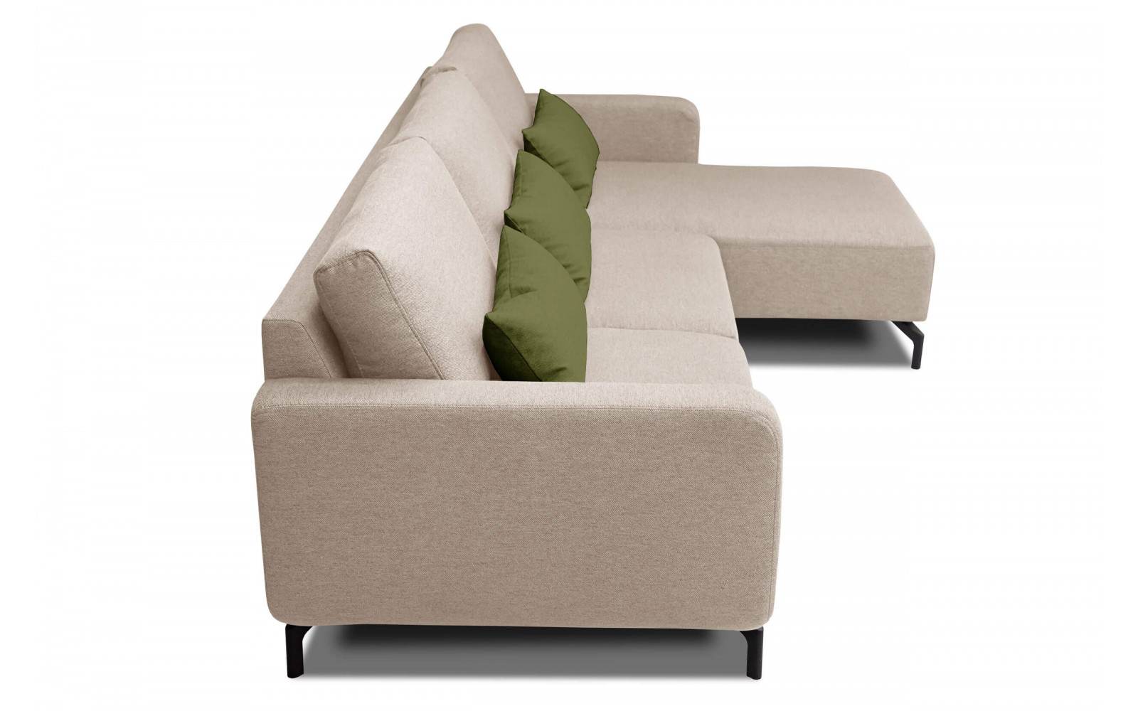 Ecksofa rechts 3-Sitzer DANNY