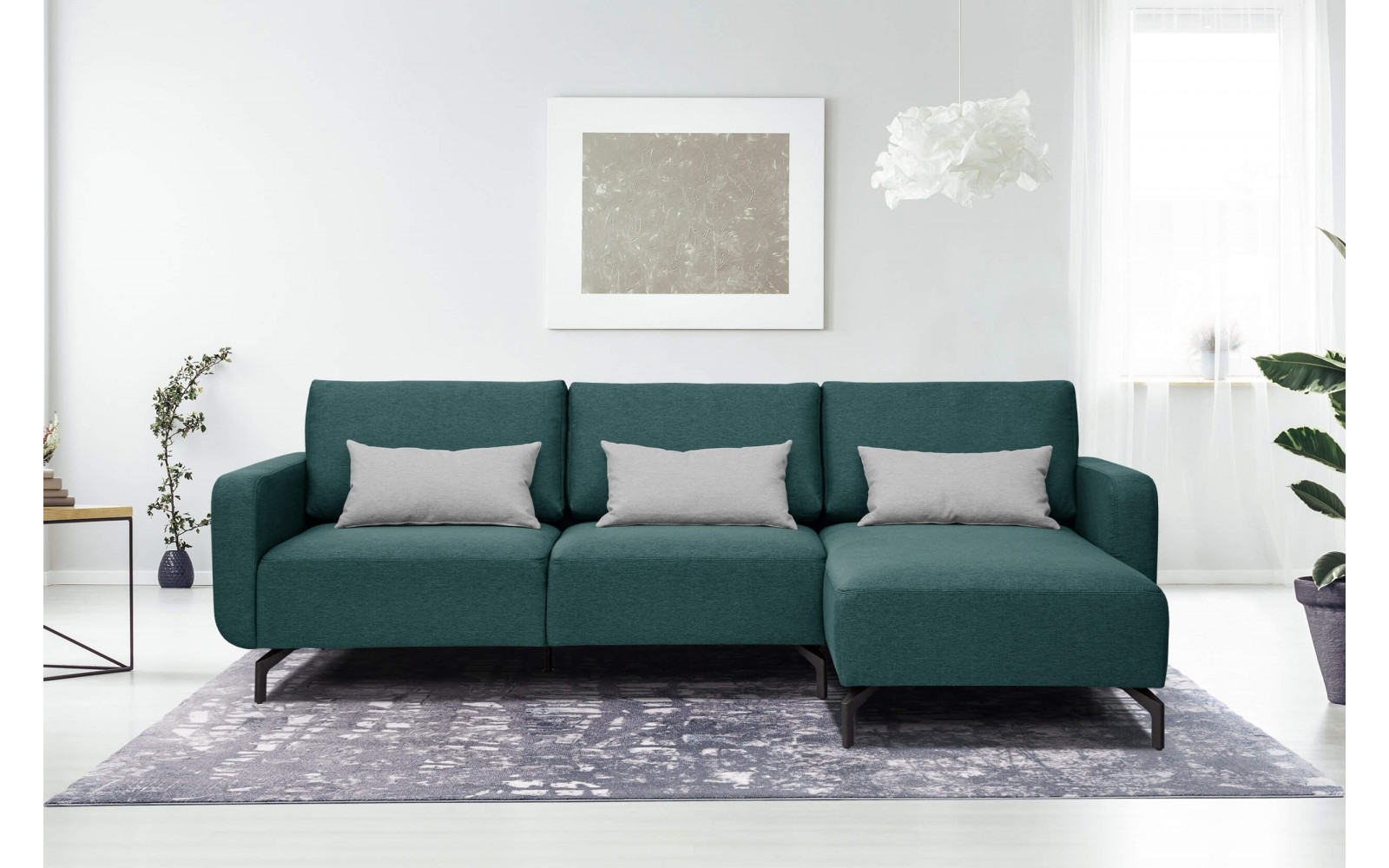 Ecksofa rechts 3-Sitzer DANNY