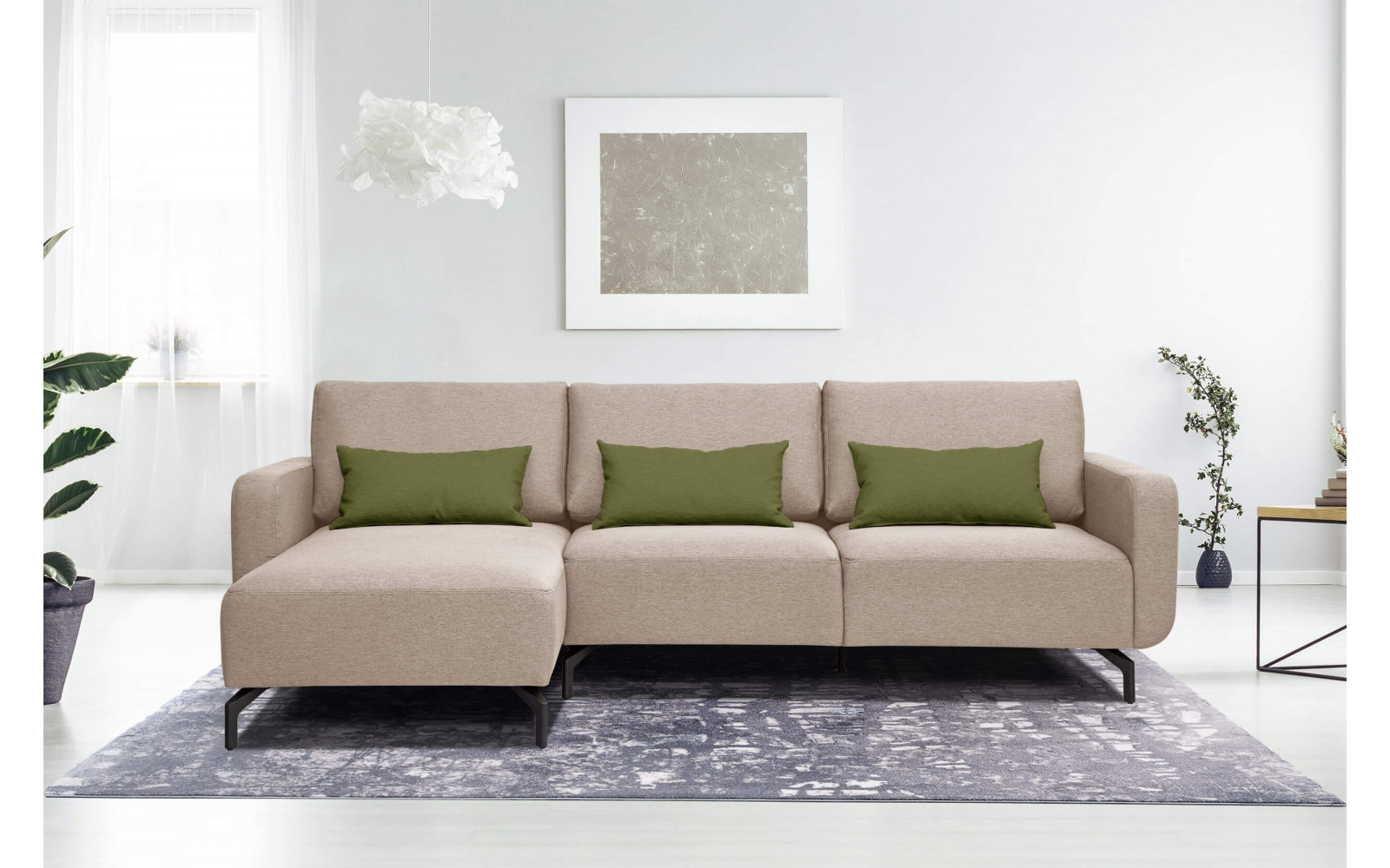 Ecksofa 3-Sitzer links Danny kaufen | Stilvolles Ecksofa | Wozimo