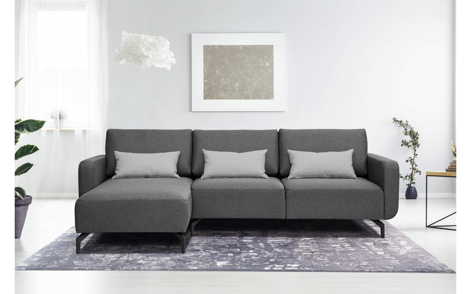 Ecksofa 3-Sitzer links Danny kaufen | Stilvolles Ecksofa | Wozimo