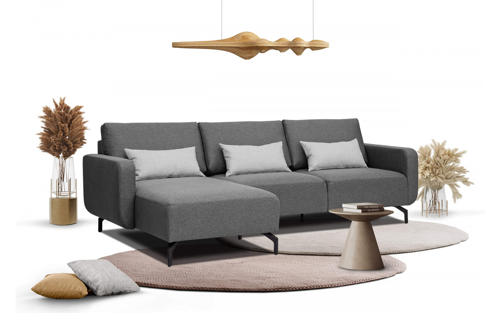 Ecksofa 3-Sitzer links Danny kaufen | Stilvolles Ecksofa | Wozimo