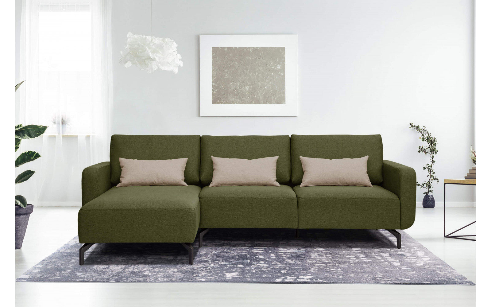 Ecksofa 3-Sitzer links Danny kaufen | Stilvolles Ecksofa | Wozimo