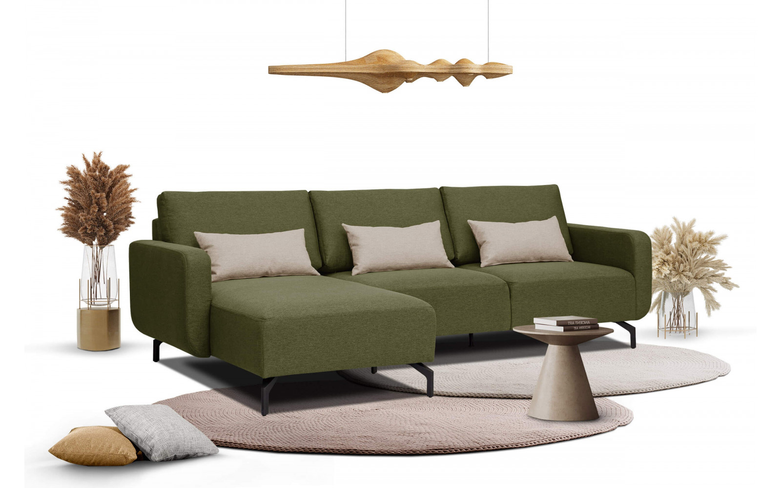 Ecksofa 3-Sitzer links Danny kaufen | Stilvolles Ecksofa | Wozimo