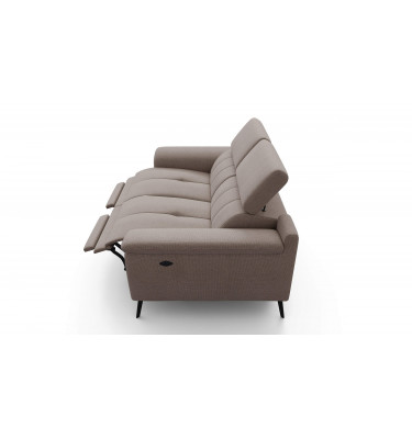 2-Sitzer Relaxsofa mit zwei Relaxfunktionen FIERO Taupe (Arano 06)
