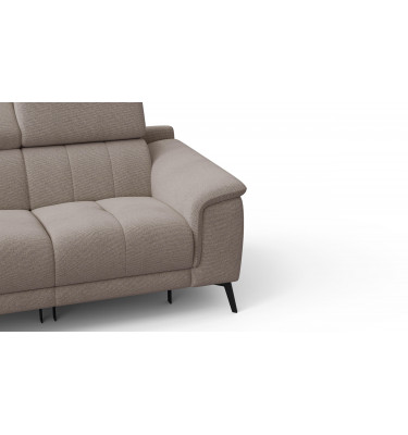 2-Sitzer Relaxsofa mit zwei Relaxfunktionen FIERO Taupe (Arano 06)